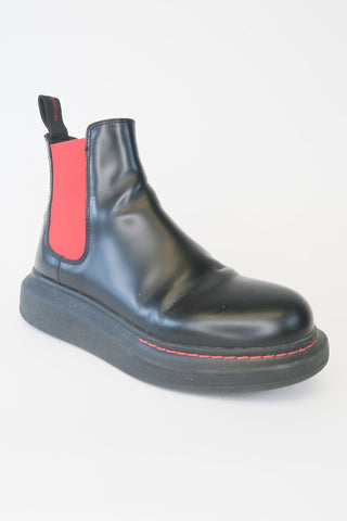Alexander McQueen Leather Chelsea Boots sz 36.5 - Designer Boots at The Find Luxury Resale - Vancouver, Canada