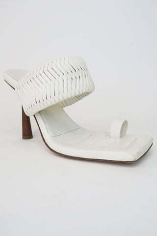GIA/RHW Leather Slides sz 39 - Designer Pumps at The Find Luxury Resale - Vancouver, Canada
