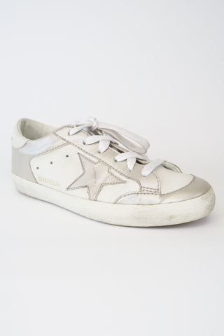 Golden Goose Distressed Accents Sneakers sz 37 - Designer Sneakers at The Find Luxury Resale - Vancouver, Canada