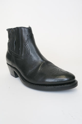 Golden Goose Leather Western Boots sz 37.5 - Designer Boots at The Find Luxury Resale - Vancouver, Canada