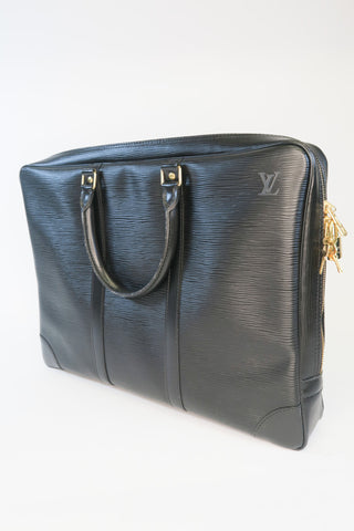 Louis Vuitton Epi Leather Porte-Documents Vintage - Designer Handbags at The Find Luxury Resale - Vancouver, Canada