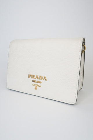 Prada Vitello Daino Accordion Crossbody Bag - Designer Handbags at The Find Luxury Resale - Vancouver, Canada