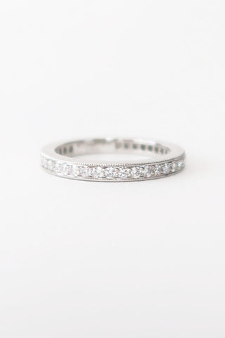 Tiffany & Co. Platinum Diamond Eternity Band - Designer Rings at The Find Luxury Resale - Vancouver, Canada