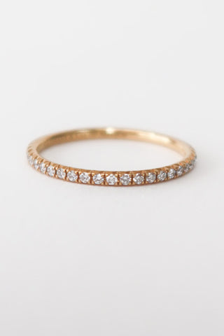 Tiffany & Co. 18K Diamond Full Eternity Ring - Designer Rings at The Find Luxury Resale - Vancouver, Canada