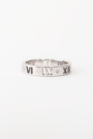 Tiffany & Co. 18K Diamond Atlas Pierced Band - Designer Rings at The Find Luxury Resale - Vancouver, Canada