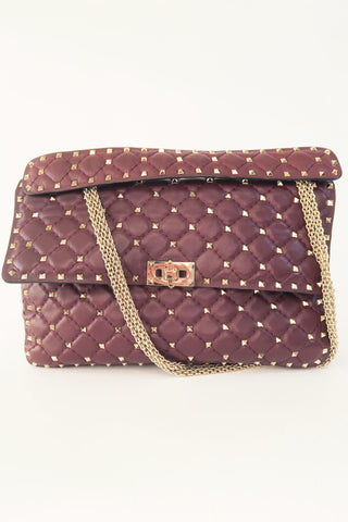 Valentino Rockstud Spike Shoulder Bag - Designer Handbags at The Find Luxury Resale - Vancouver, Canada