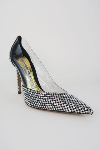 Alexandre Vauthier Crystal PVC Pumps sz 38.5 - Designer Pumps at The Find Luxury Resale - Vancouver, Canada