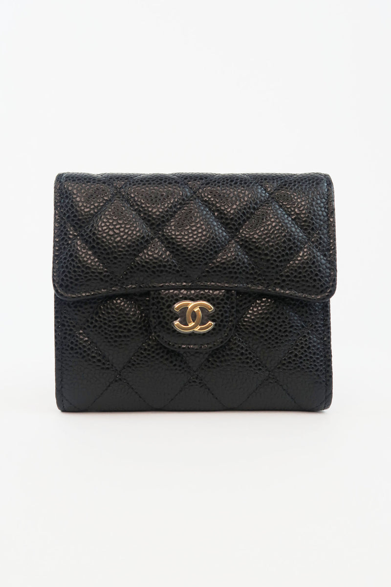 Chanel Classic Small Flap Leather Wallet – The Find Studio