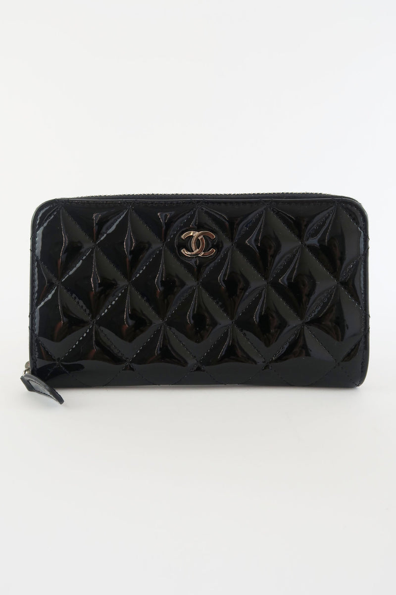 Chanel Interlocking CC Logo Compact Wallet