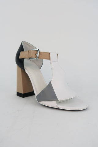Jil Sander Colourblock Sandals sz 37 - Designer Pumps at The Find Luxury Resale - Vancouver, Canada