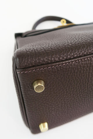 Hermes Togo Kelly II Retourne 28 - Designer Handbags at The Find Luxury Resale - Vancouver, Canada