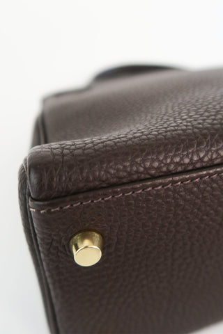 Hermes Togo Kelly II Retourne 28 - Designer Handbags at The Find Luxury Resale - Vancouver, Canada