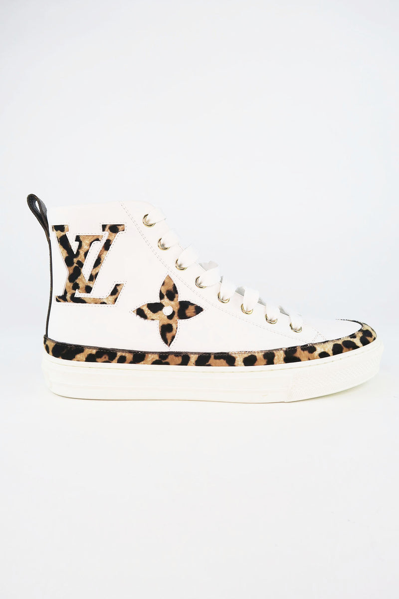 Buy Louis Vuitton Stellar Sneaker Boot LV Size 36 / US Size 6 Monogram Gold  at