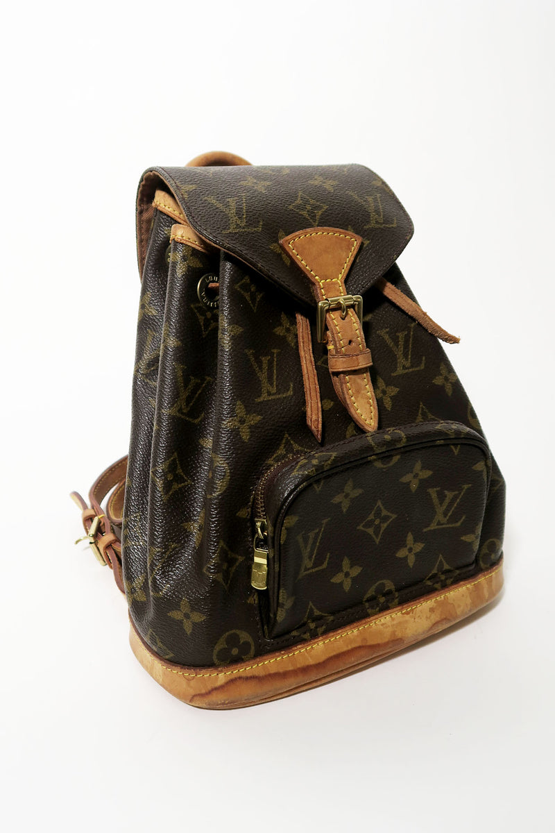 Louis Vuitton Vintage - mini Montsouris backpack - women - Brown 