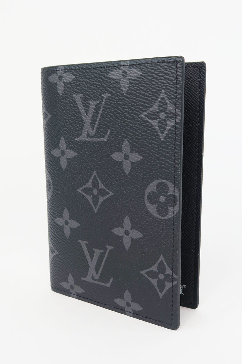 Louis Vuitton Passport Cover Grey Mahina