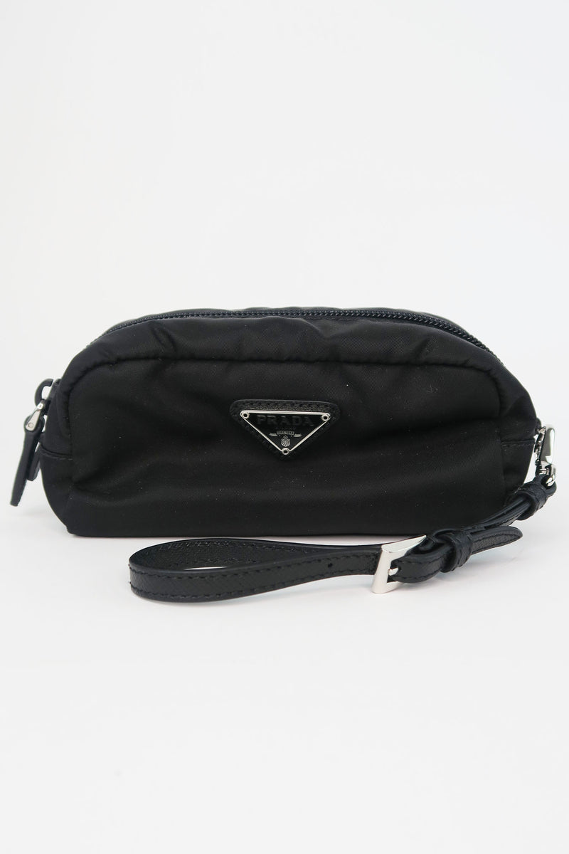 Prada hot sale nylon wristlet