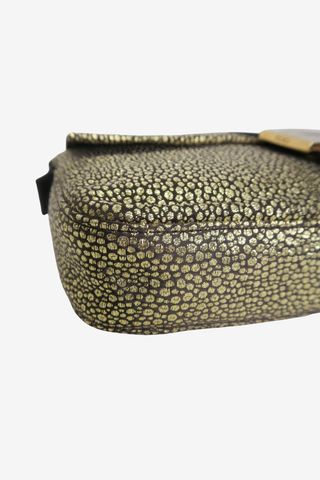 Fendi Metallic Gold Baguette Bag - Designer Handbags at The Find Luxury Resale - Vancouver, Canada