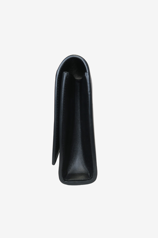 Saint Laurent Leather Cassandre Clutch - Designer clutch at The Find Luxury Resale - Vancouver, Canada