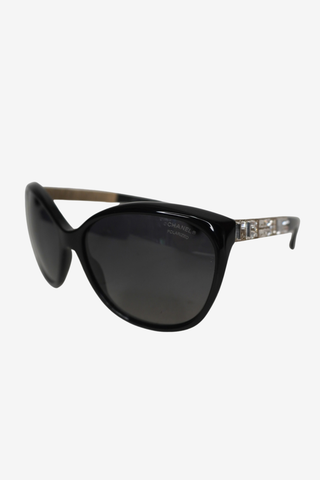 Chanel Crystal Embelished Sunglasses - Designer Sunglasses at The Find Luxury Resale - Vancouver, Canada