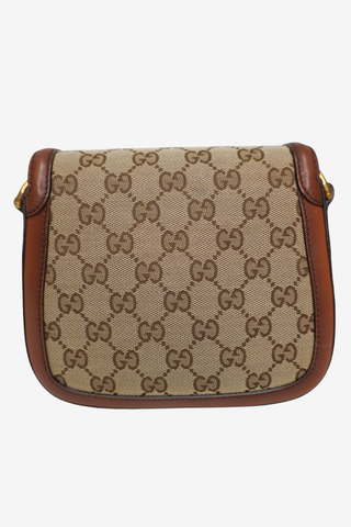 Gucci Monogram Small Lady Web Shoulder Bag - Designer Crossbody at The Find Luxury Resale - Vancouver, Canada