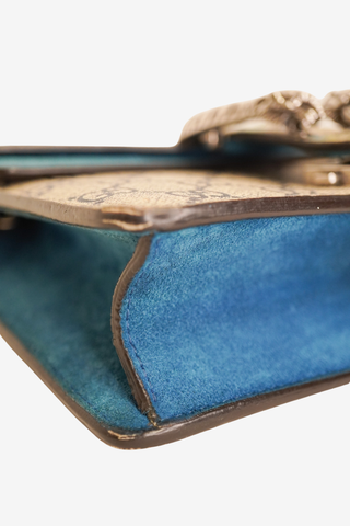 Gucci Dionysus Mini Blue GG Shoulder Bag