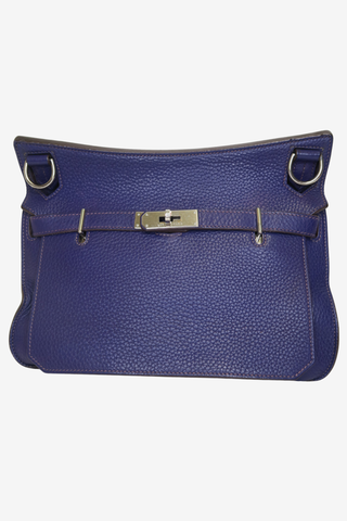 Hermes Jypsiere 28 Purple - Designer handbag at The Find Luxury Resale - Vancouver, Canada