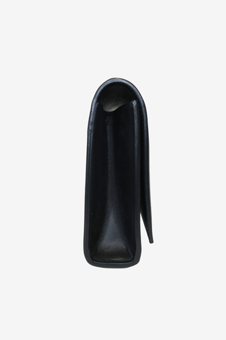 Saint Laurent Leather Cassandre Clutch - Designer clutch at The Find Luxury Resale - Vancouver, Canada