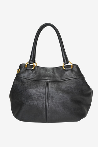 Prada Black Vitello Daino Tote Bag - Designer Handbags at The Find Luxury Resale - Vancouver, Canada