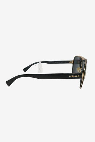Versace Gold/Black Sunglasses - Designer sunglasses at The Find Luxury Resale - Vancouver, Canada