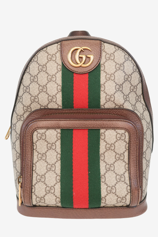 Gucci GG Supreme Small Ophidia Backpack - Designer Handbag at The Find Luxury Resale - Vancouver, Canada