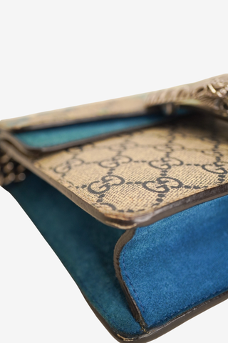 Gucci Dionysus Mini Blue GG Shoulder Bag