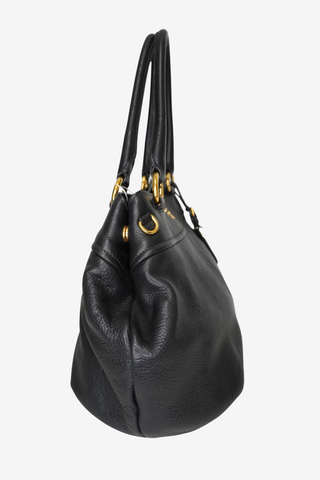 Prada Black Vitello Daino Tote Bag - Designer Handbags at The Find Luxury Resale - Vancouver, Canada