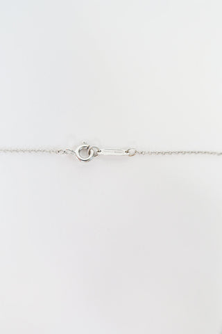 Tiffany & Co. Tiffany Small Diamond Metro Cross Necklace - Designer Necklaces at The Find Luxury Resale - Vancouver, Canada