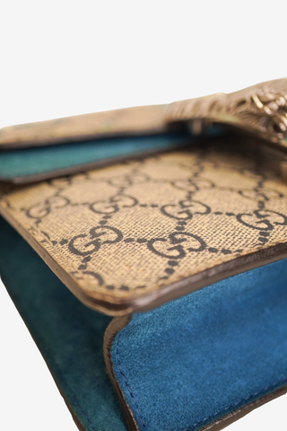 Gucci Dionysus Mini Blue GG Shoulder Bag