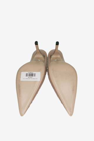 Gucci Pointed Toe Satin Pumps sz 39.5 - Designer pumps at The Find Luxury Resale - Vancouver, Canada