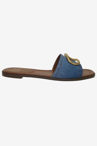 Valentino VLogo Slides sz 38 - Designer sandals at The Find Luxury Resale - Vancouver, Canada