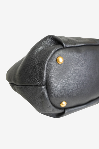 Prada Black Vitello Daino Tote Bag - Designer Handbags at The Find Luxury Resale - Vancouver, Canada