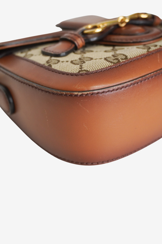 Gucci Monogram Small Lady Web Shoulder Bag - Designer Crossbody at The Find Luxury Resale - Vancouver, Canada