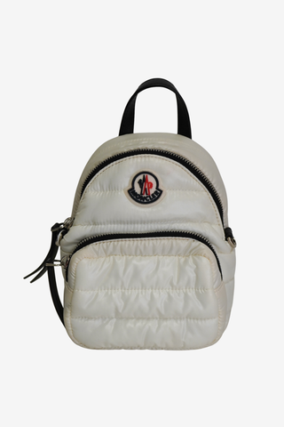Moncler White Backpack - Designer Handbags at The Find Luxury Resale - Vancouver, Canada