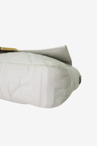 Fendi White Leather Baguette - Designer Handbags at The Find Luxury Resale - Vancouver, Canada