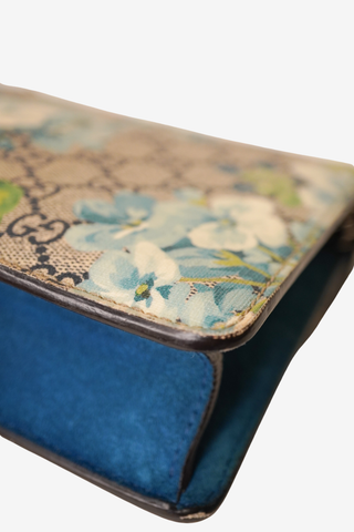 Gucci Dionysus Mini Blue GG Shoulder Bag