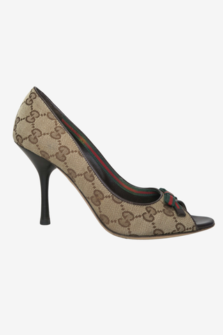 Gucci GG Canvas Espadrilles Sz 36.5 - Designer shoes at The Find Luxury Resale - Vancouver, Canada