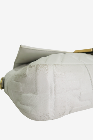 Fendi White Leather Baguette - Designer Handbags at The Find Luxury Resale - Vancouver, Canada