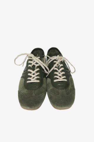 Dries van Noten Suede Sneakers Sz 38 - Designer shoes at The Find Luxury Resale - Vancouver, Canada