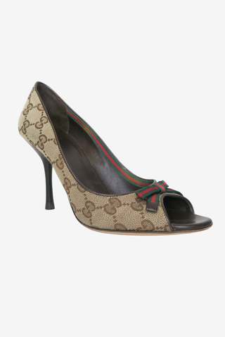Gucci GG Canvas Espadrilles Sz 36.5 - Designer shoes at The Find Luxury Resale - Vancouver, Canada