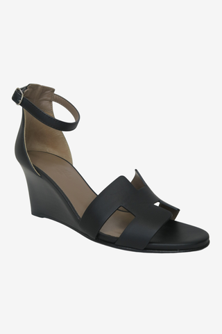 Hermes Legend H Logo Sandals 35.5 - Designer sandals at The Find Luxury Resale - Vancouver, Canada