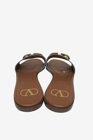 Valentino VLogo Slides sz 38 - Designer sandals at The Find Luxury Resale - Vancouver, Canada
