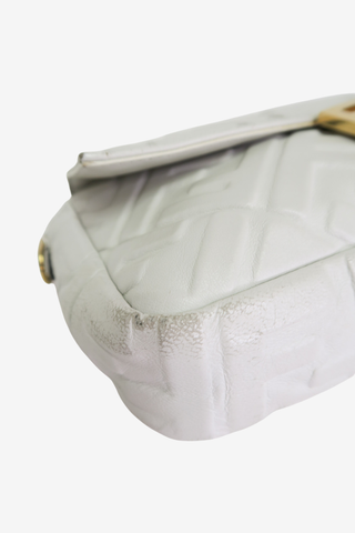 Fendi White Leather Baguette - Designer Handbags at The Find Luxury Resale - Vancouver, Canada