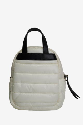 Moncler White Backpack - Designer Handbags at The Find Luxury Resale - Vancouver, Canada