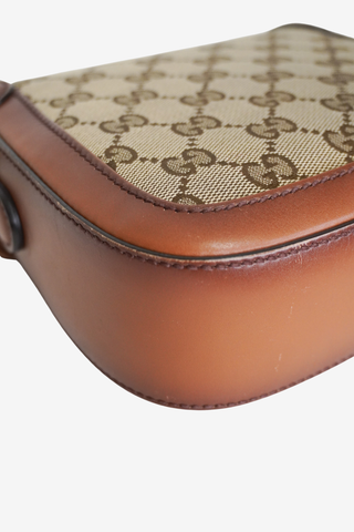 Gucci Monogram Small Lady Web Shoulder Bag - Designer Crossbody at The Find Luxury Resale - Vancouver, Canada
